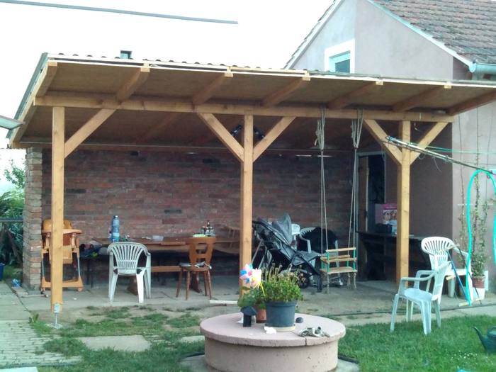 Betonové ploty, přístřešky a pergoly — realizace 13